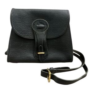 DOONEY & BOURKE Vintage‎ Essex Black All Leather Handbag